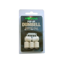 Плавающая приманка Korda Pop-Up Dumbell Banoffe 12мм Банан и Карамель